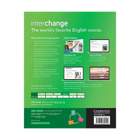 Interchange 3 Students Book 5th Edition     BackCover